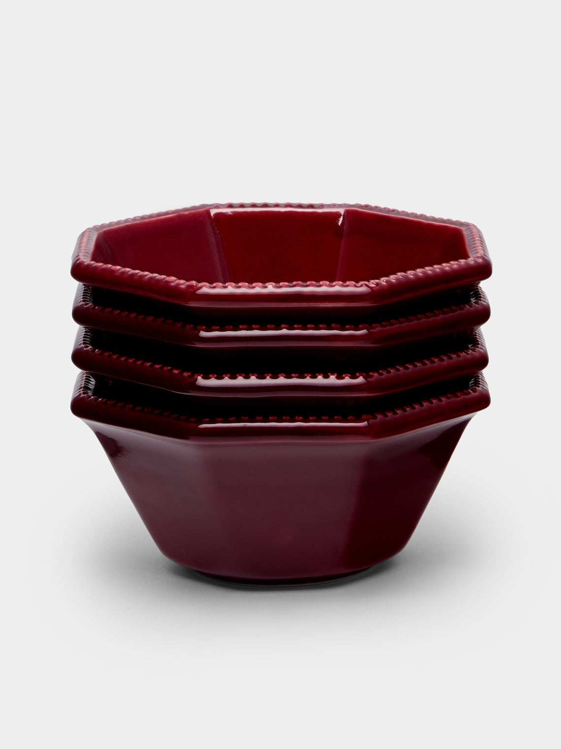 Maison Pichon Uzès - Louis XVI Hand-Glazed Ceramic Bowls (Set of 4) -  - ABASK