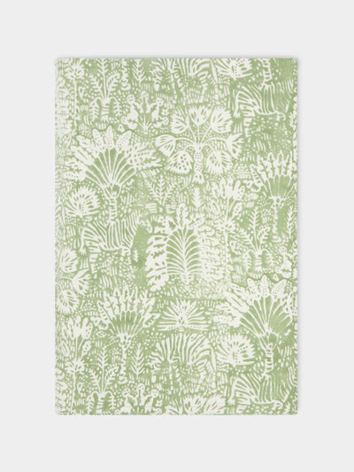 The Table Love - The Savanna Block-Printed Linen Large Tablelcoth -  - ABASK - 