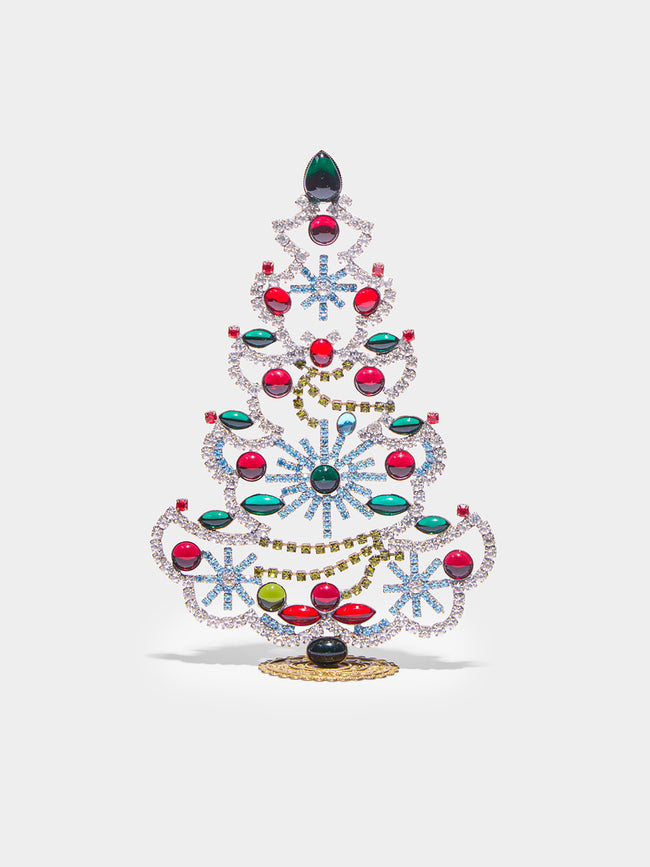 Antique and Vintage - 1930s Czech Jewelled Small Christmas Tree -  - ABASK - 