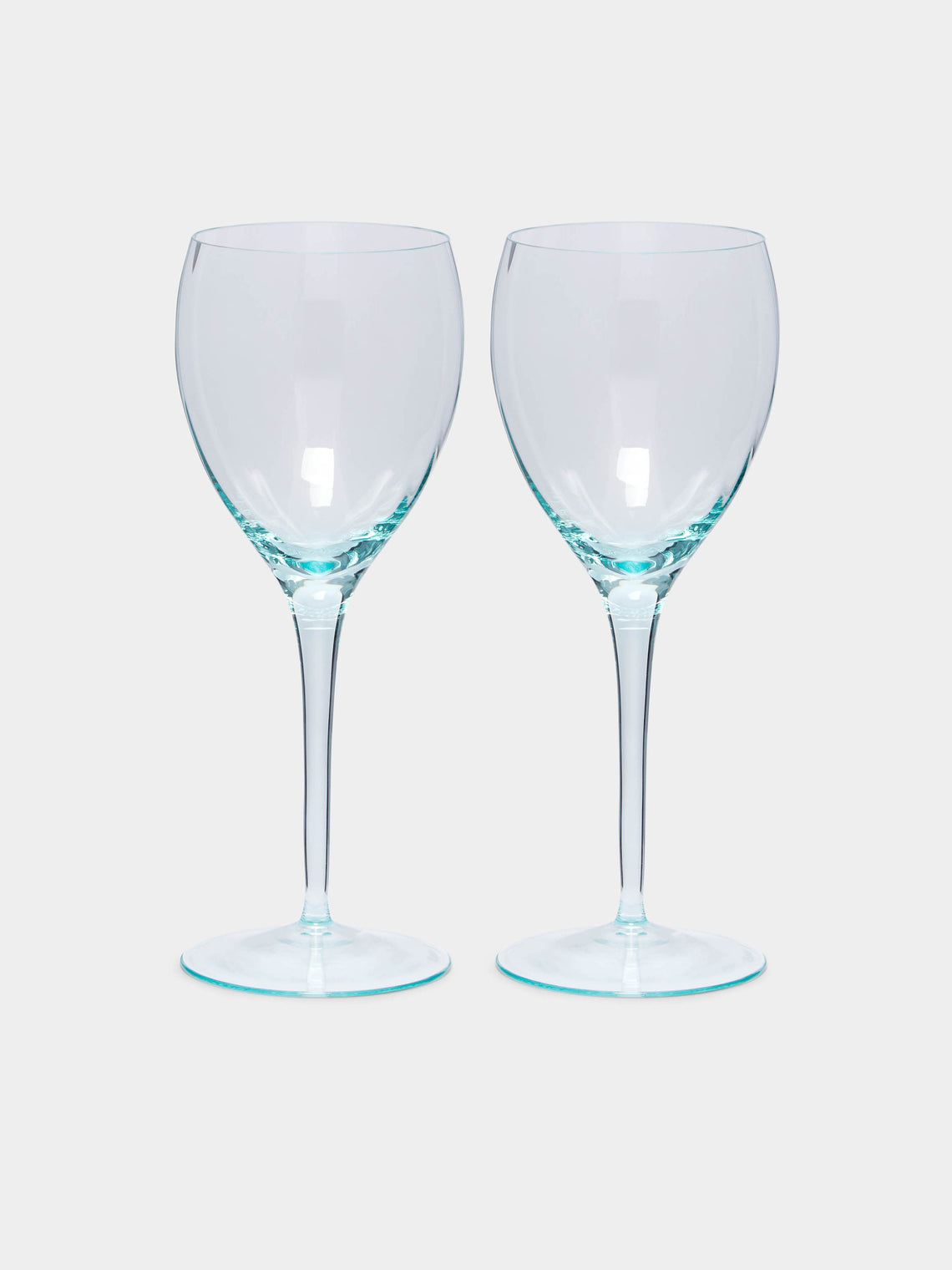 Moser - Optic Hand-Blown Crystal White Wine Glasses (Set of 2) -  - ABASK
