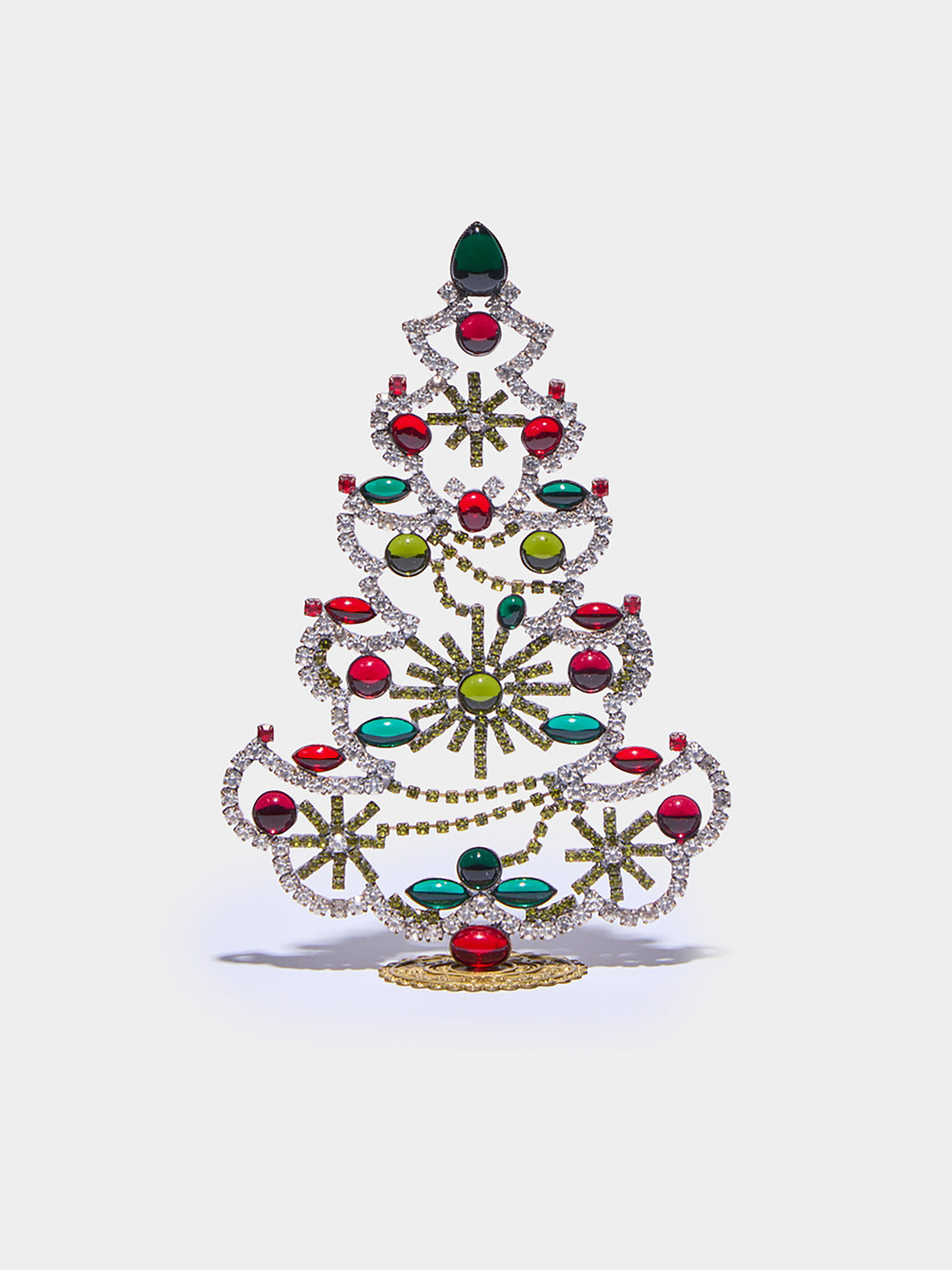 Antique and Vintage - 1930s Czech Jewelled Small Christmas Tree -  - ABASK - 