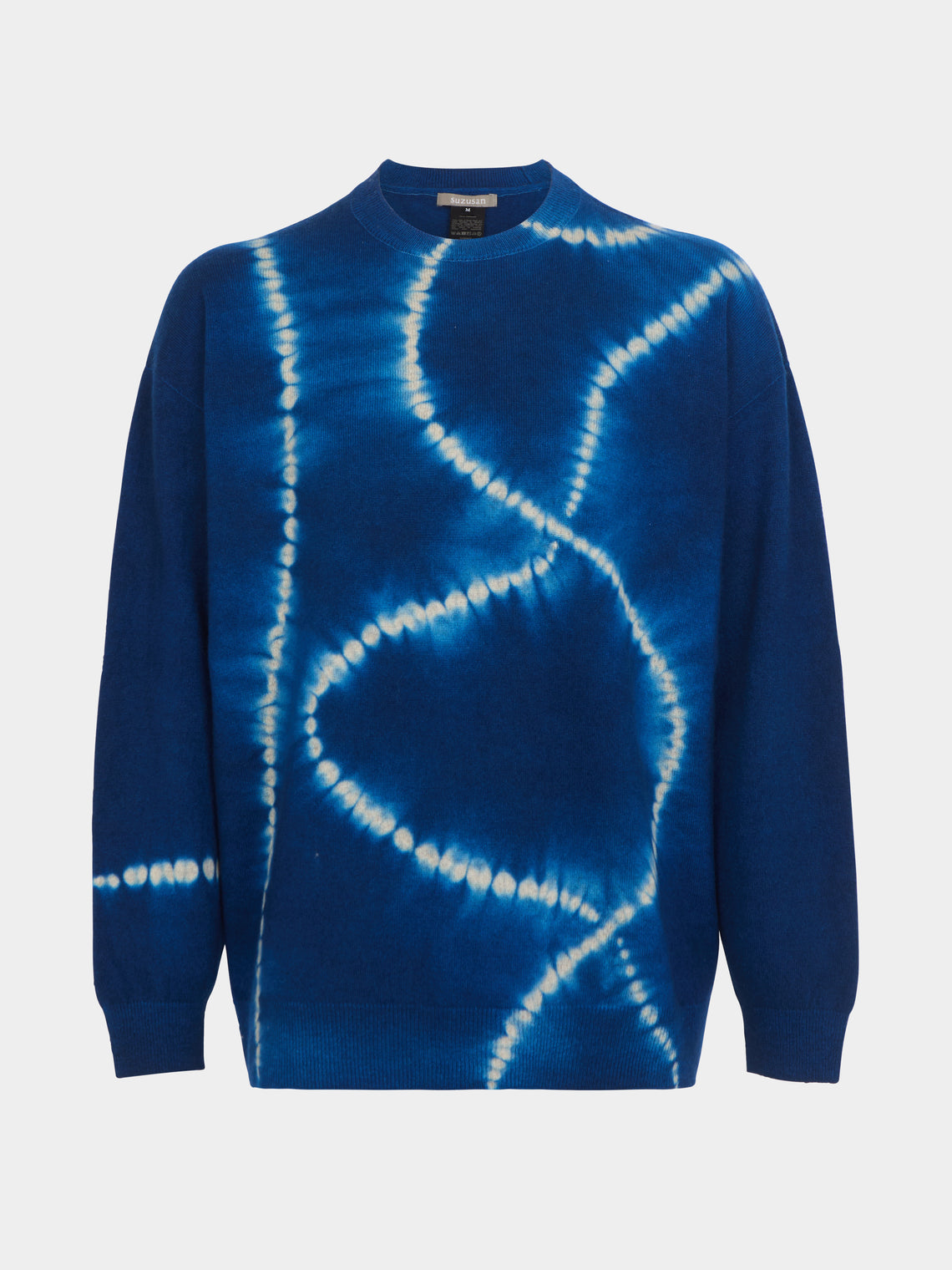 Suzusan - Shibori Cashmere Seamless Wide Crew-Neck Sweater | Size: L -  - ABASK - 