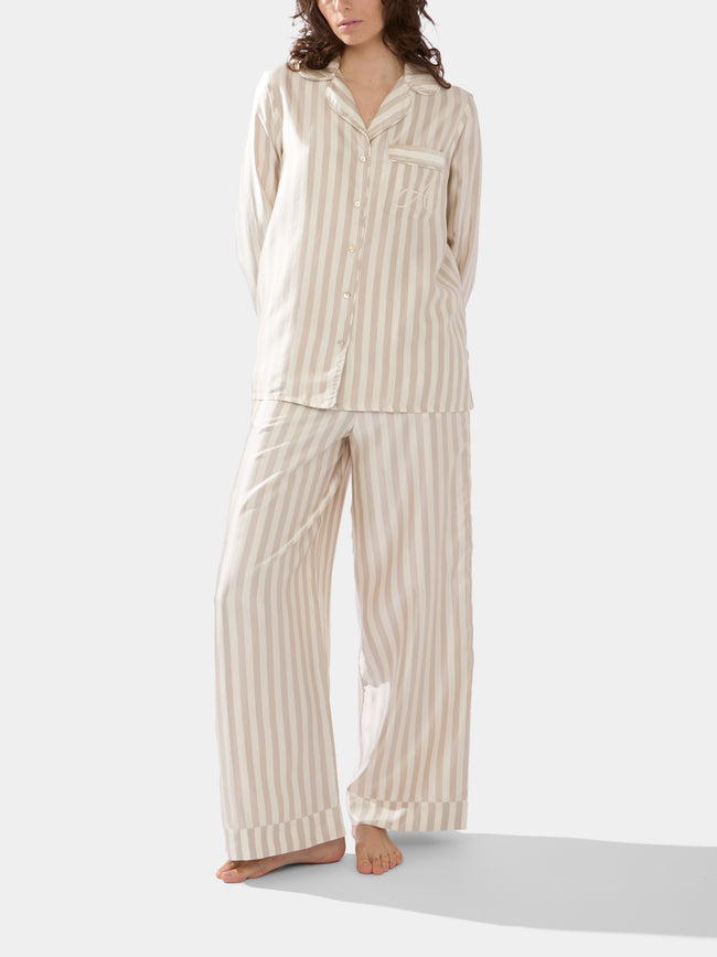 Thierry Colson - The Albertine Silk Pyjama Set | Size: S -  - ABASK