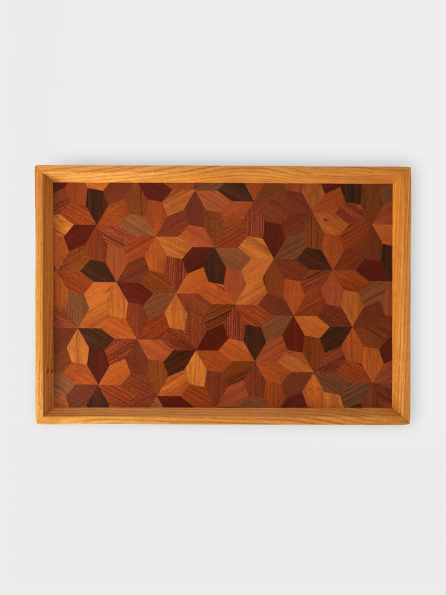 Mori Kougei - Poke Wood Rectangular Tray -  - ABASK - 