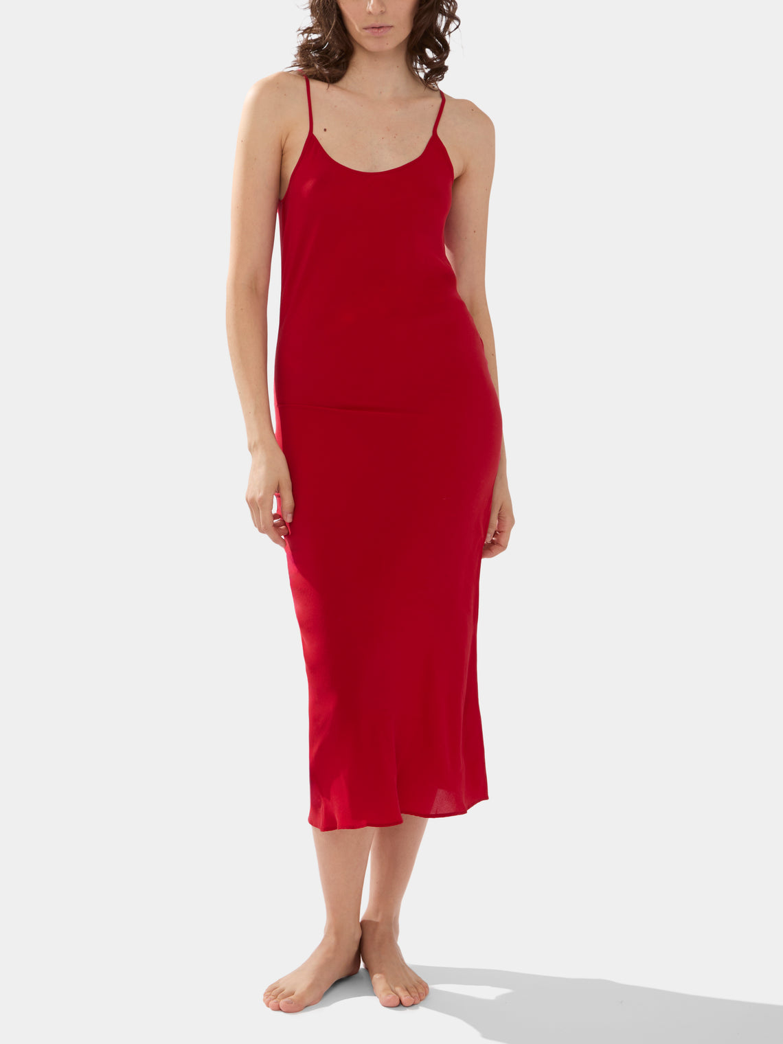 Ryan Roche - Silk Slip Dress -  - ABASK