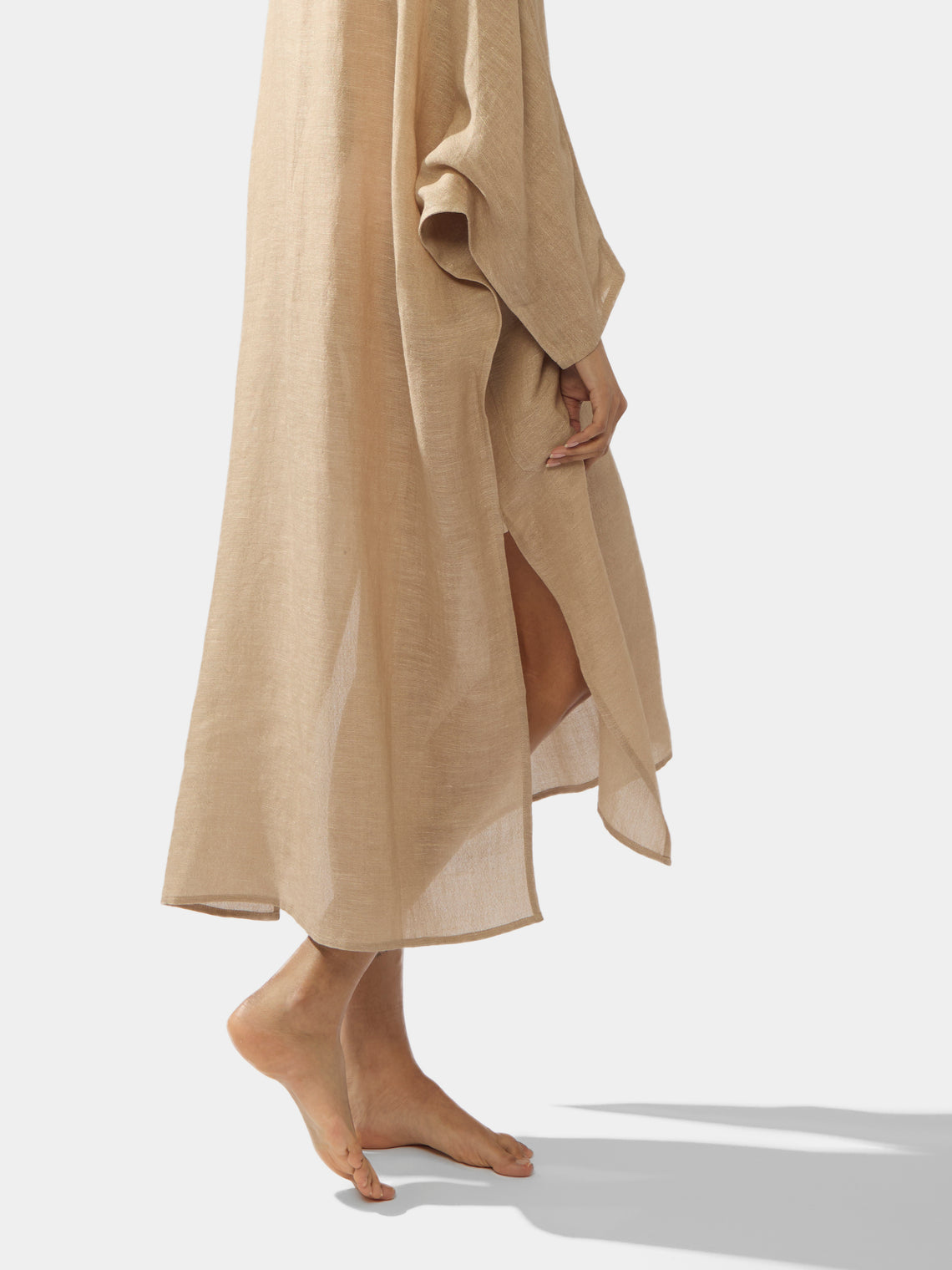 Denis Colomb - Cashmere and Linen Tunic Dress | Size: S -  - ABASK