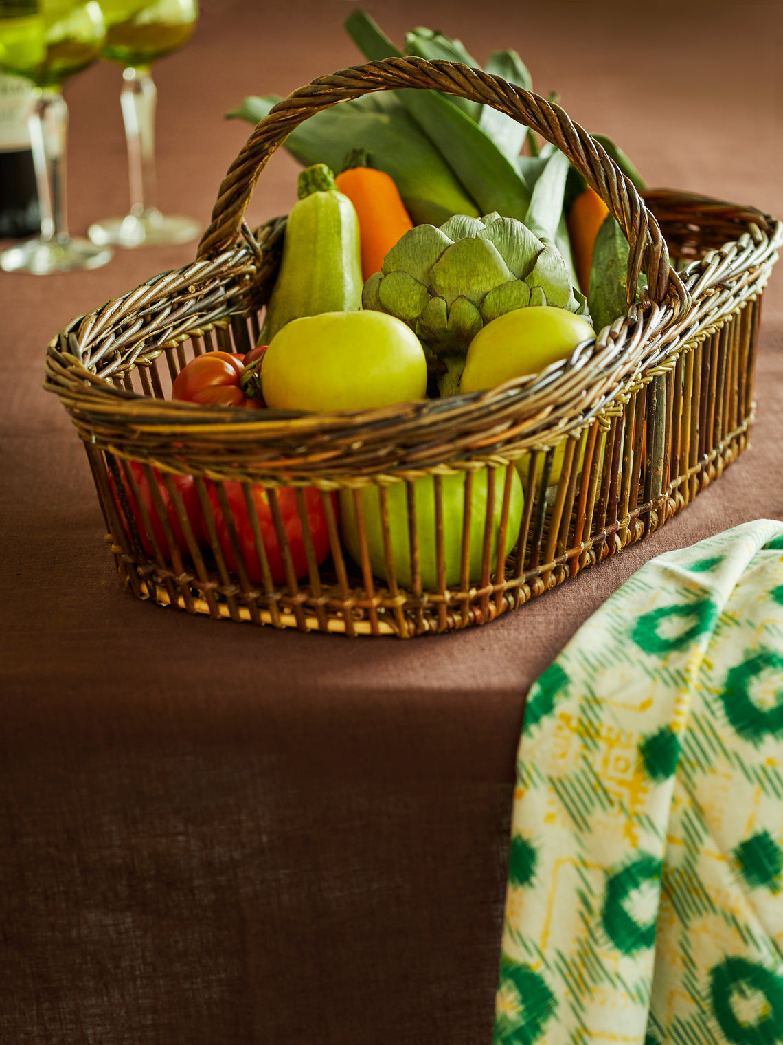 Valérie Lavaure - Handwoven Willow Strawberry Basket -  - ABASK