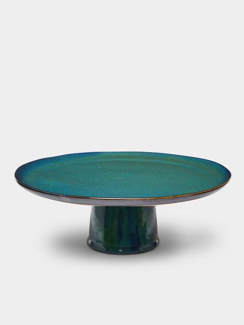 Mervyn Gers Ceramics - Hand-Glazed Ceramic Short Cake Stand -  - ABASK - 