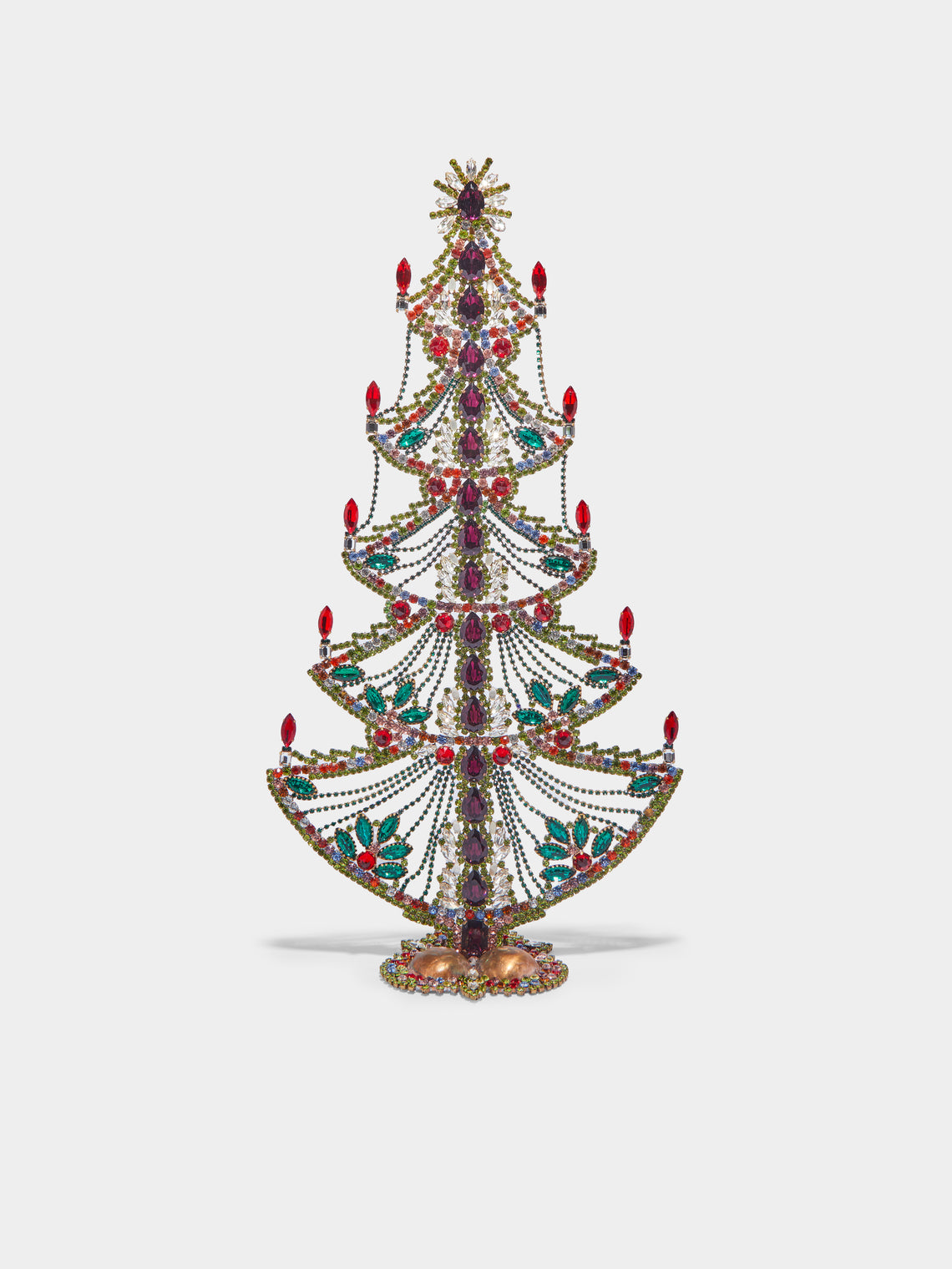 Antique and Vintage - 1930s Czech Jewelled Extra Large Christmas Tree -  - ABASK - 