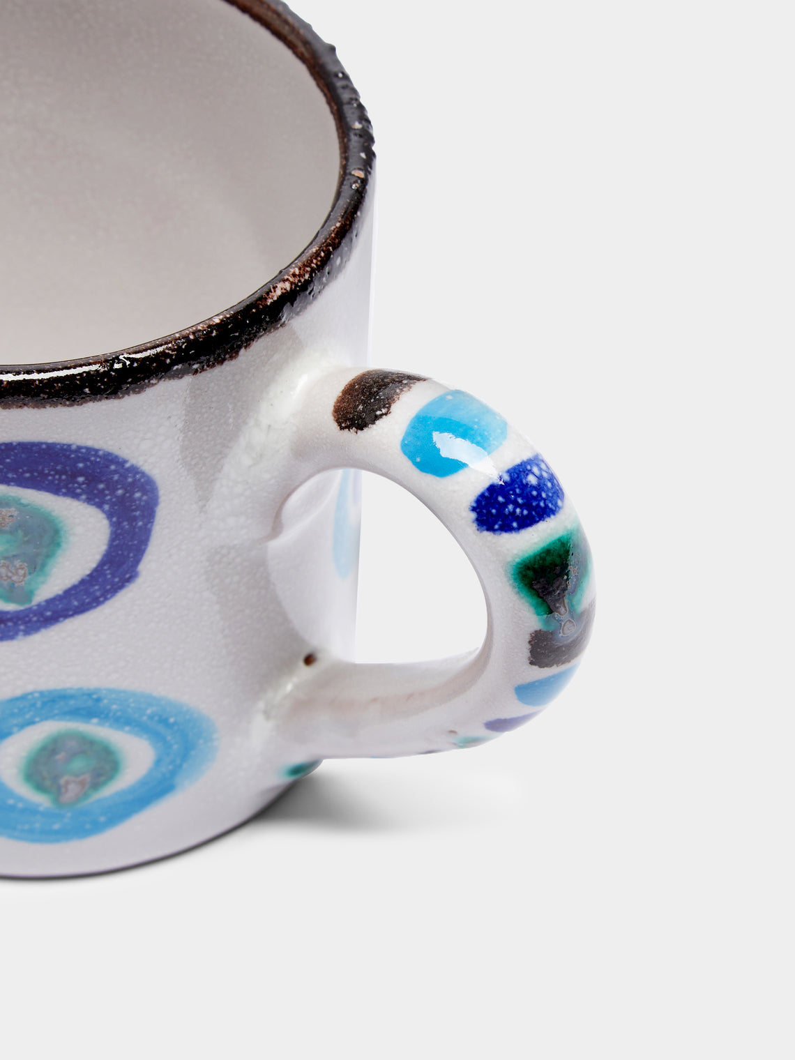 Ceramica Pinto - Vietri Hand-Painted Ceramic Mugs (Set of 4) -  - ABASK