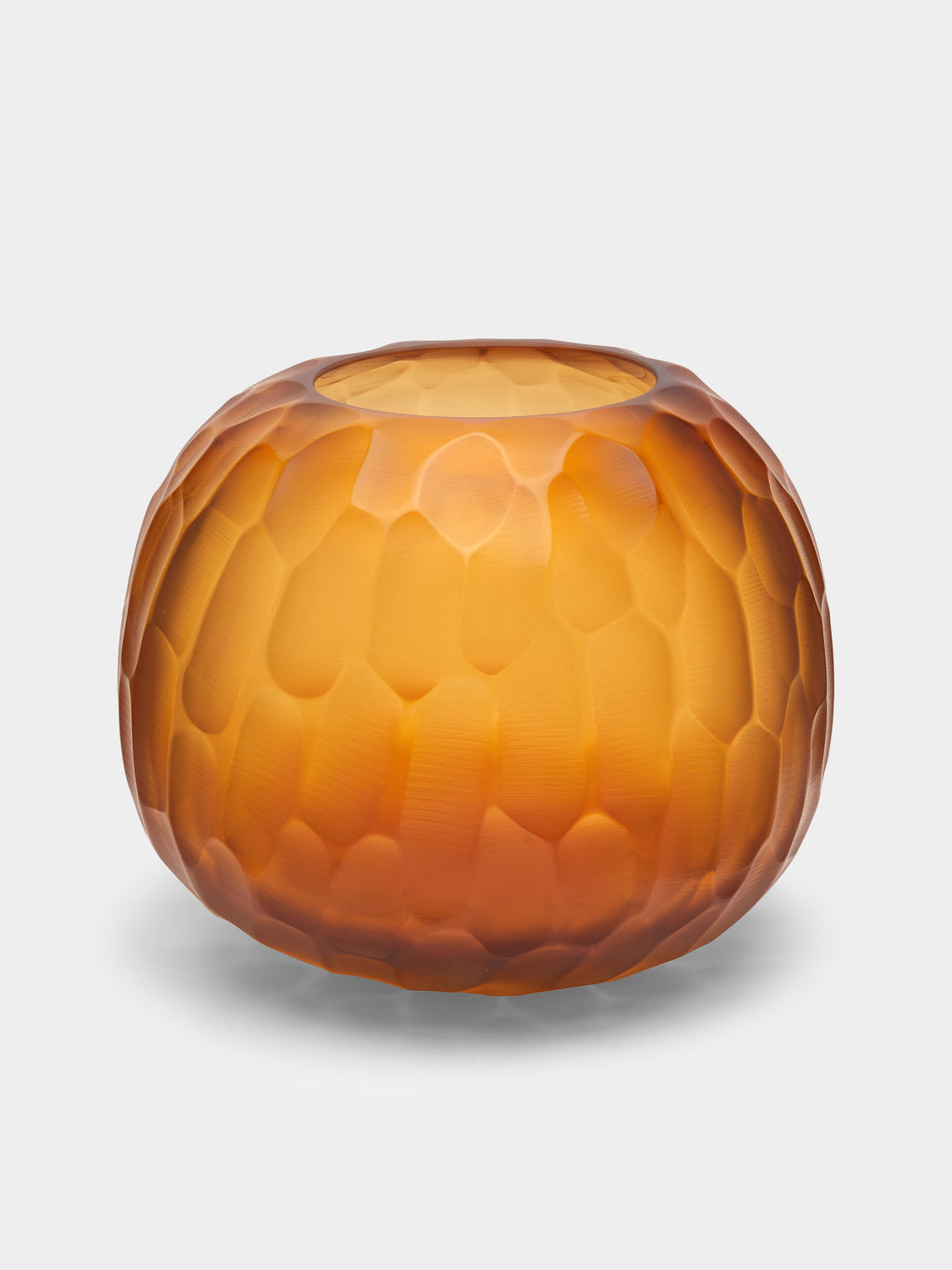 Micheluzzi Glass - Riccio Bamboo Hand-Blown Murano Glass Large Vase -  - ABASK - 