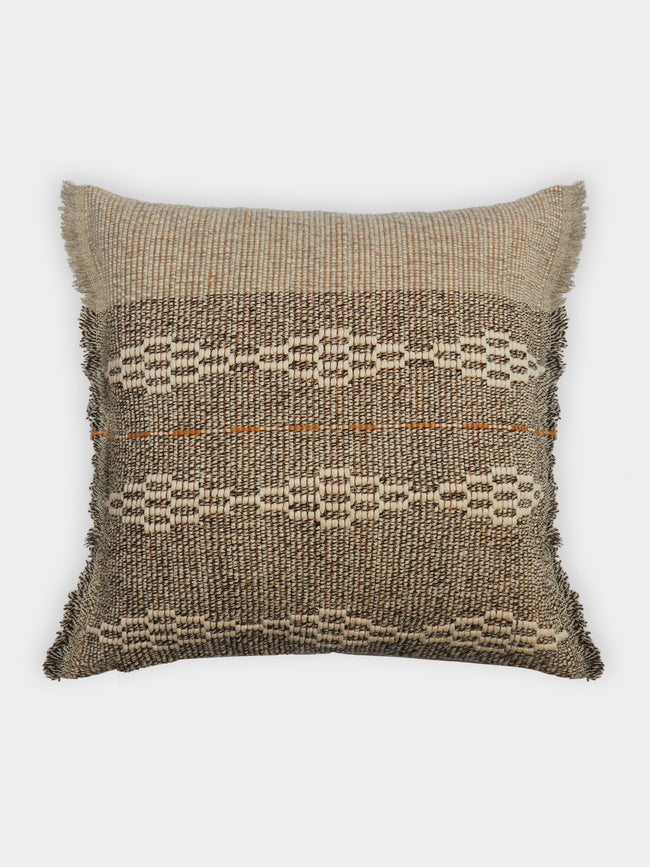 Maria Sigma - Melissanthi Handwoven Wool and Silk Cushion -  - ABASK - 