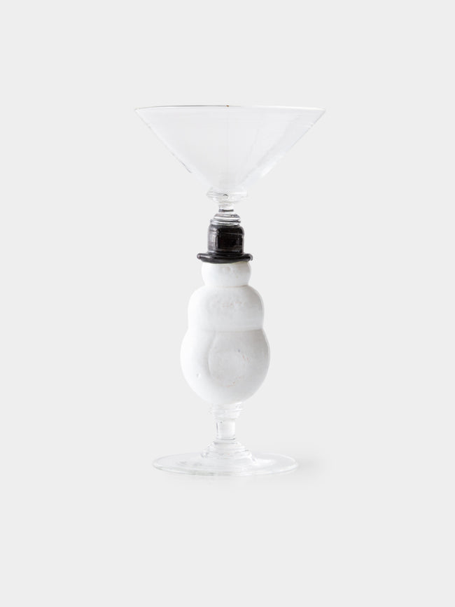 Richard Marquis x Dante Marioni - 2006 Frosty Hand-Blown Martini Glass -  - ABASK