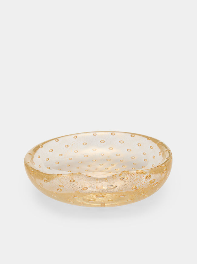 Antique and Vintage - 1950s Bullicante Murano Glass Bowl -  - ABASK - 