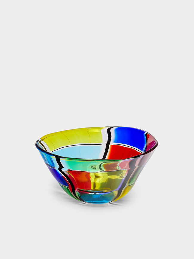 F&M Ballarin - Carnevale Hand-Blown Murano Glass Small Bowls (Set of 2) -  - ABASK - 