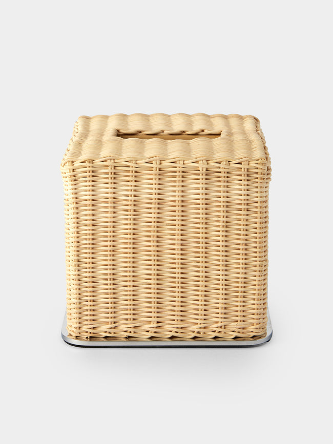 Giobagnara - Amiens Rattan Tissue Box -  - ABASK - 