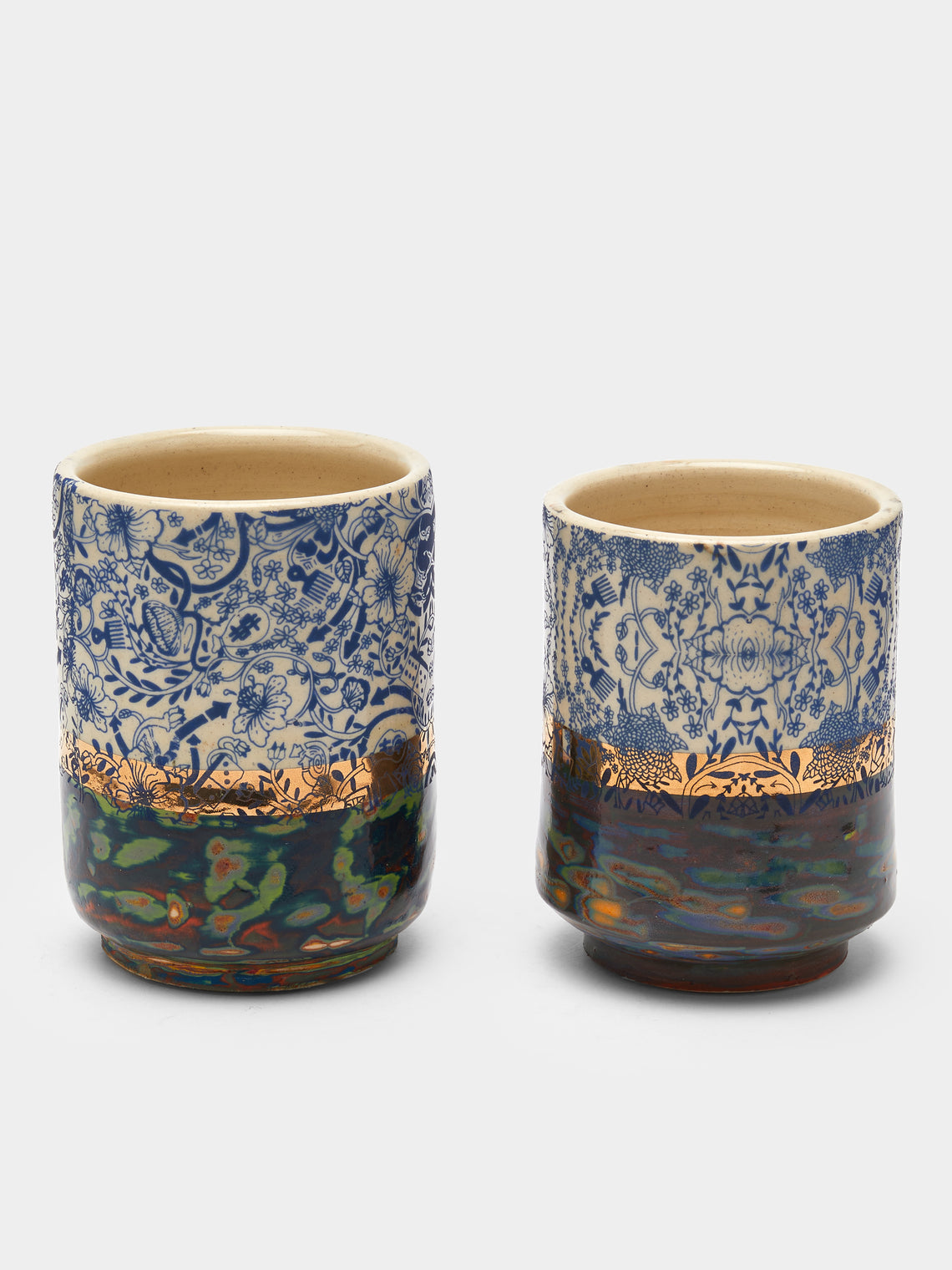 The Village Potter x Roberto Lugo - Edition 91 and 104 Ceramic Cups (Set of 2) -  - ABASK - 