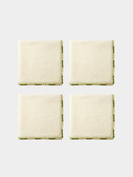 Anut Cairo - Luxor Hand-Crocheted Linen Napkins (Set of 4) -  - ABASK - 