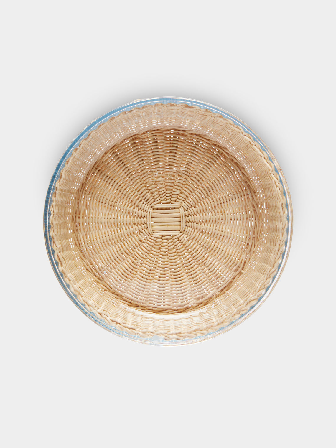 Mila Maurizi - Anemone Handwoven Wicker and Glass Large Baking Dish -  - ABASK