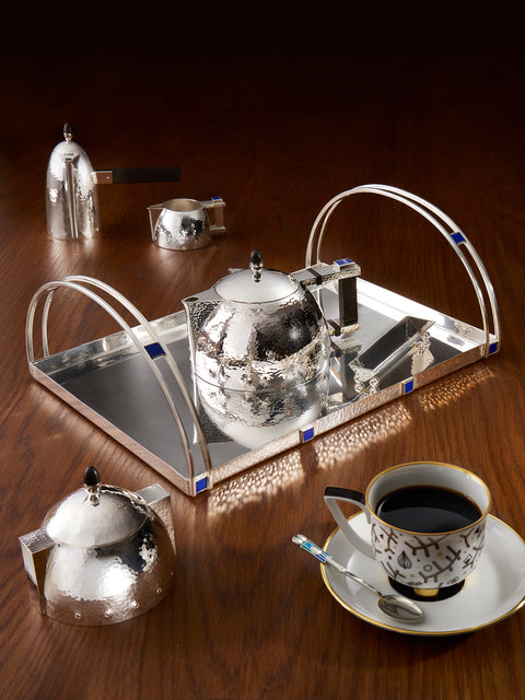 Wiener Silber Manufactur - Josef Hoffmann Sterling Silver Coffee Set -  - ABASK