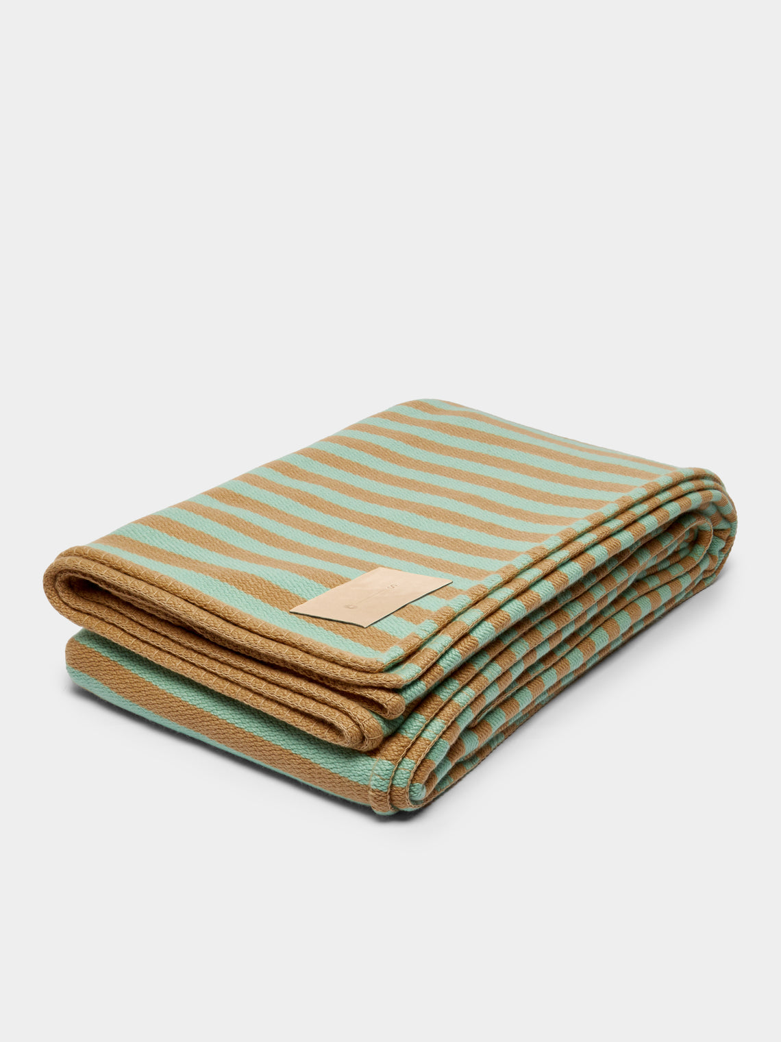 Studio Shamshiri x ABASK - Handwoven Cashmere Striped Extra Large Blanket -  - ABASK