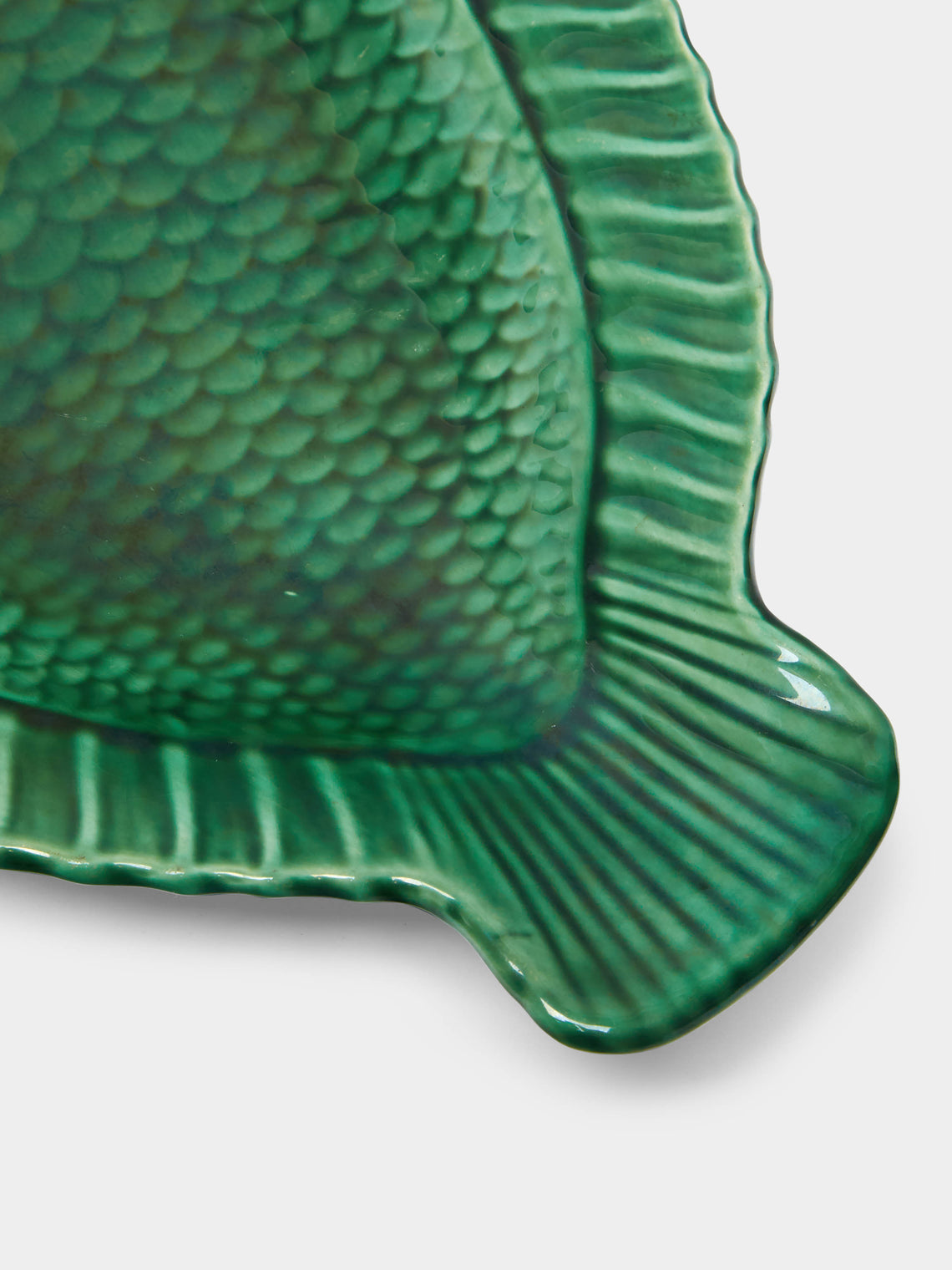 Antique and Vintage - Mid-Century Sarreguemines Fish Ceramic Platter -  - ABASK