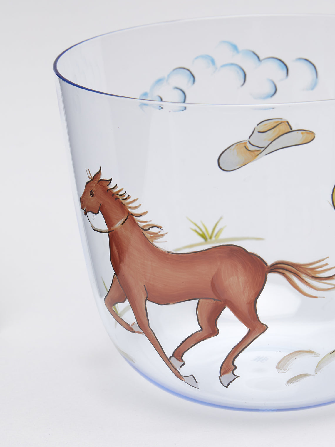 Lobmeyr - Marfa Hand-Painted Crystal Tumbler -  - ABASK