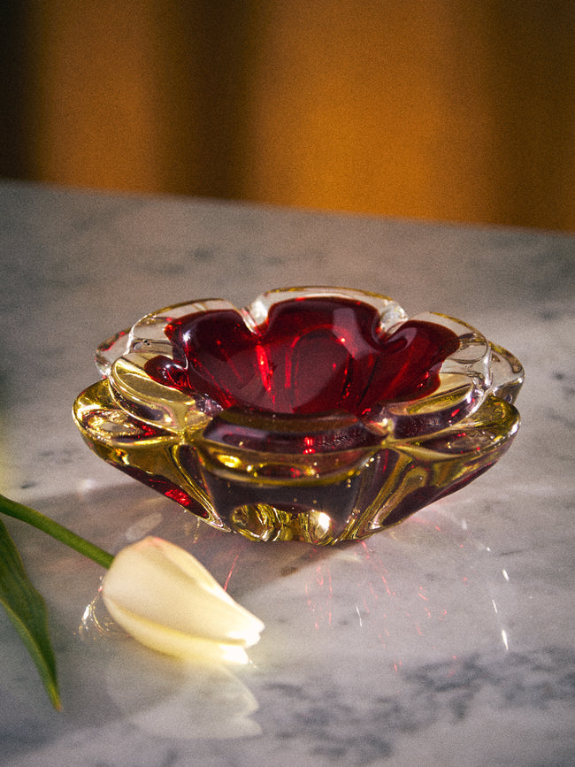 Antique and Vintage - 1950s Murano Glass Ashtray -  - ABASK