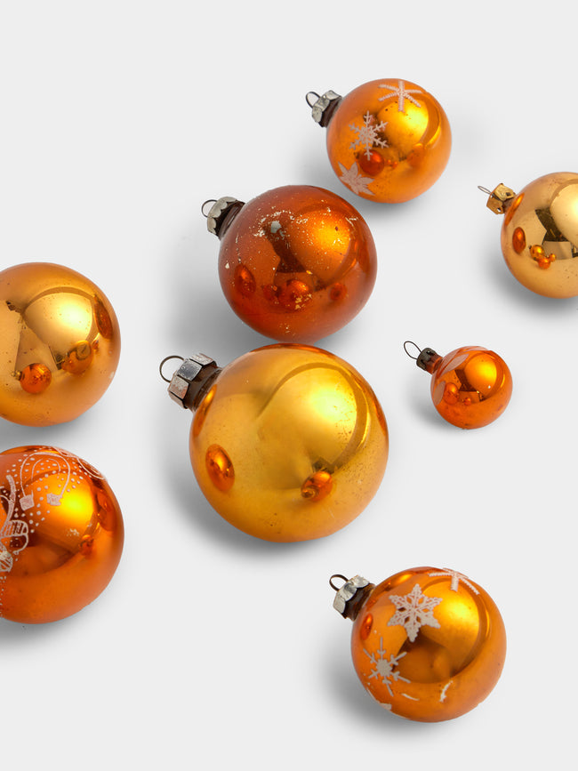 Antique and Vintage - Early 20th-Century Glass Baubles (Set of 8) -  - ABASK