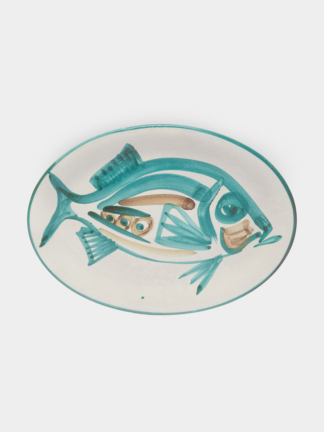 Antique and Vintage - 1950s Robert Picault Ceramic Platter -  - ABASK - 