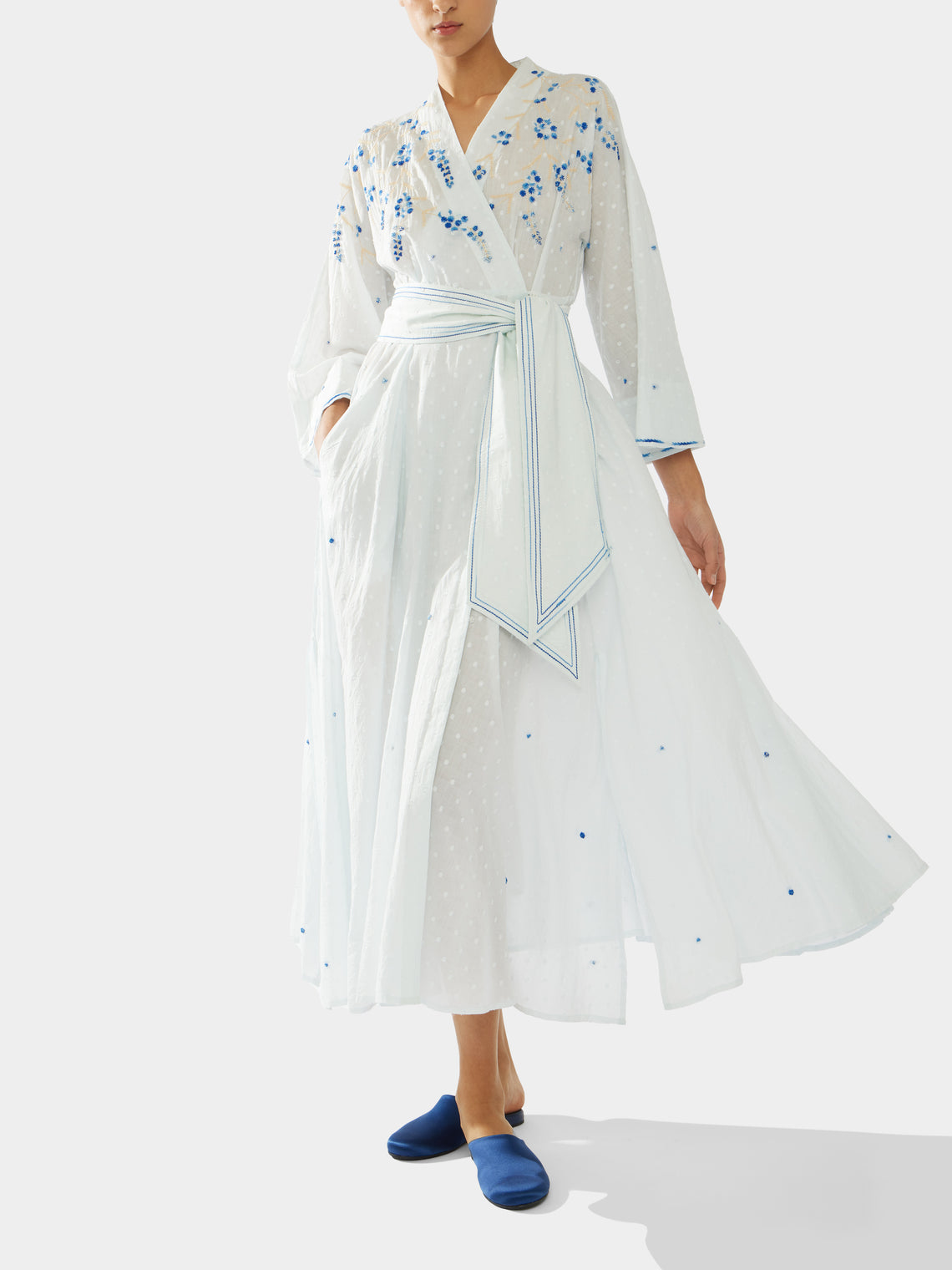 Thierry Colson - The Almudena Cotton Long Dress | Size: S -  - ABASK