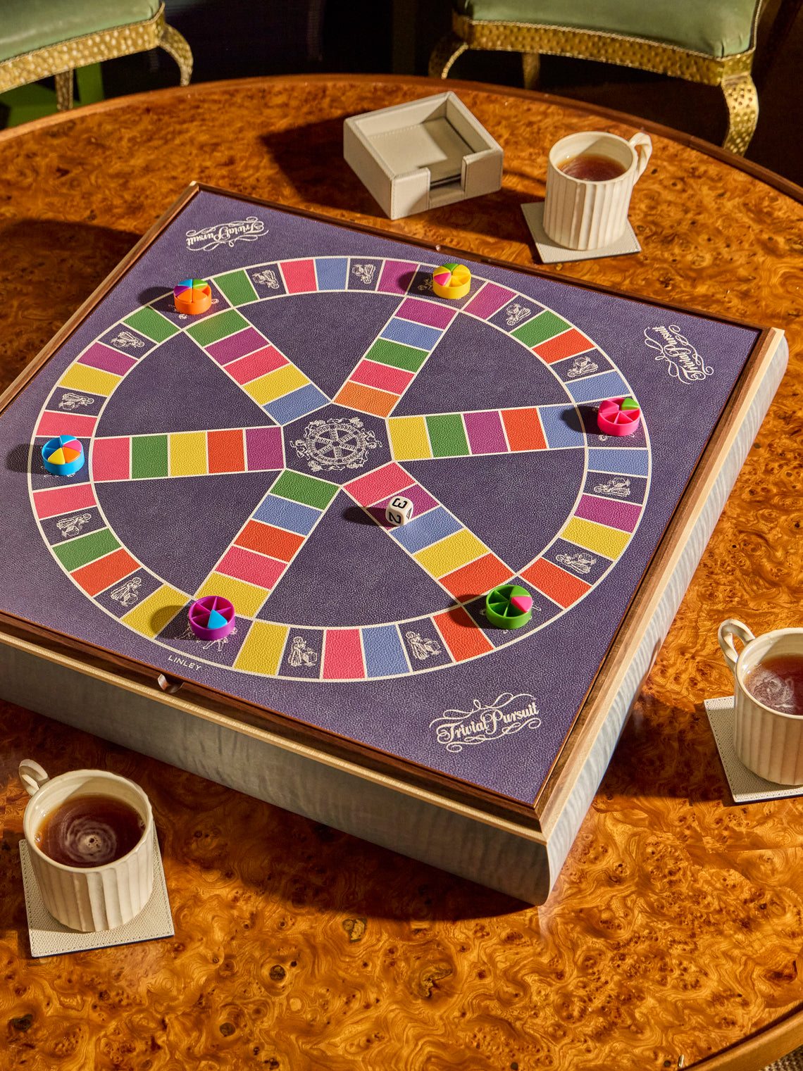 Linley - Leather Scrabble and Trivial Pursuit Games Compendium -  - ABASK