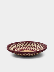 CasaLatina - Marsala Handwoven Werregue Palm Fruit Bowl -  - ABASK - 