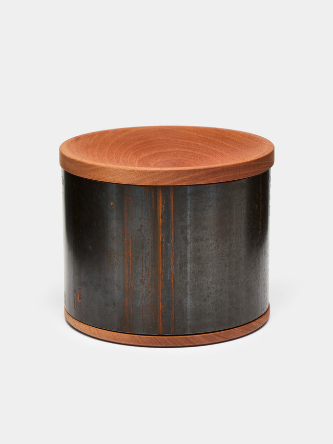 Marisa Klaster - Hand-Turned Wood and Steel Snack Container -  - ABASK - 