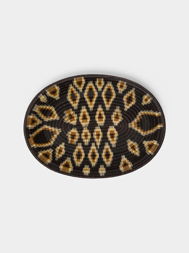 CasaLatina - Jaguar Handwoven Werregue Palm Tray -  - ABASK - 