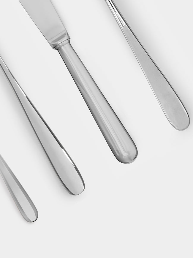 Zanetto - Miroir Silver-Plated Dinner Cutlery (Set of 4) - Silver - ABASK