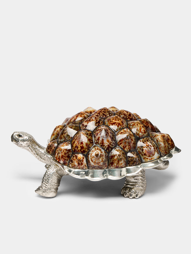 Objet Luxe - Silver-Plated and Shell Box -  - ABASK - 