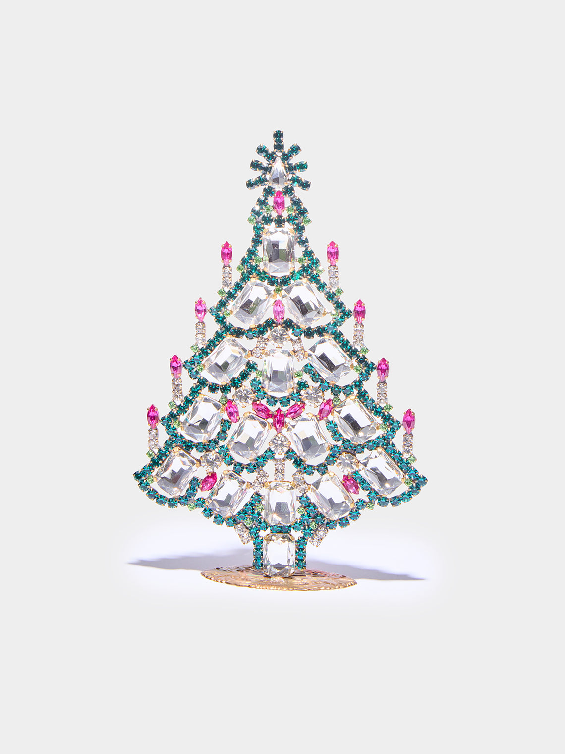 Antique and Vintage - 1930s Czech Jewelled Small Christmas Tree -  - ABASK - 