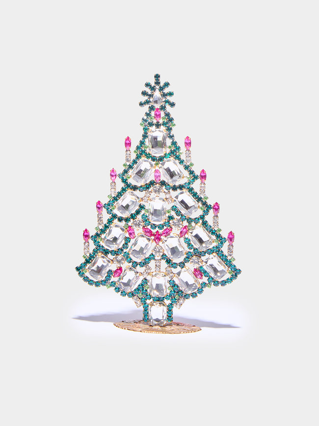 Antique and Vintage - 1930s Czech Jewelled Small Christmas Tree -  - ABASK - 