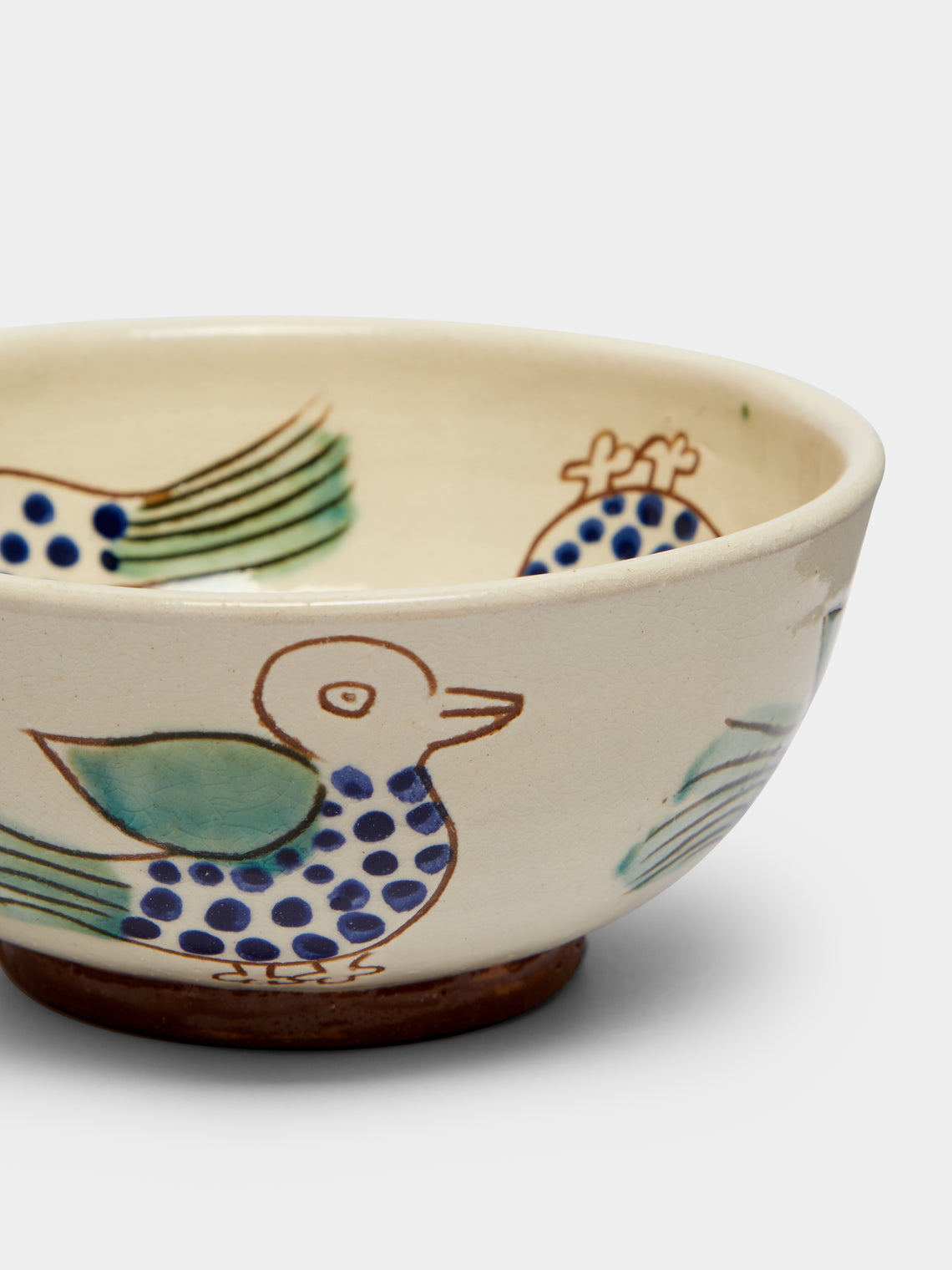 Malaika - Hand-Painted Bird Cereal Bowls (Set of 4) -  - ABASK