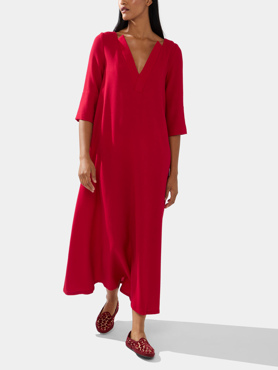 Marta Ferri - Genova Wool Kaftan Dress -  - ABASK