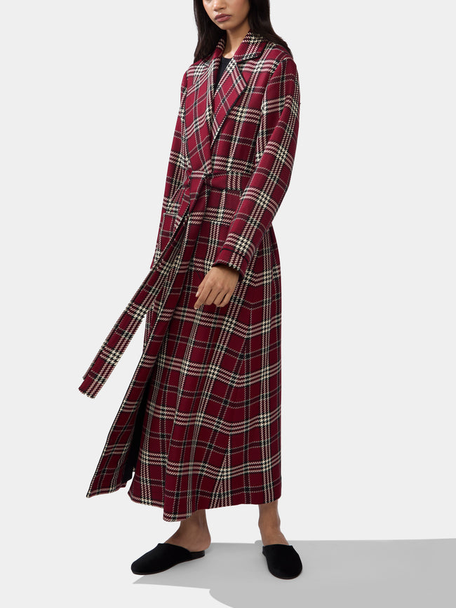 Emilia Wickstead - Wool Check Robe | Size: S -  - ABASK