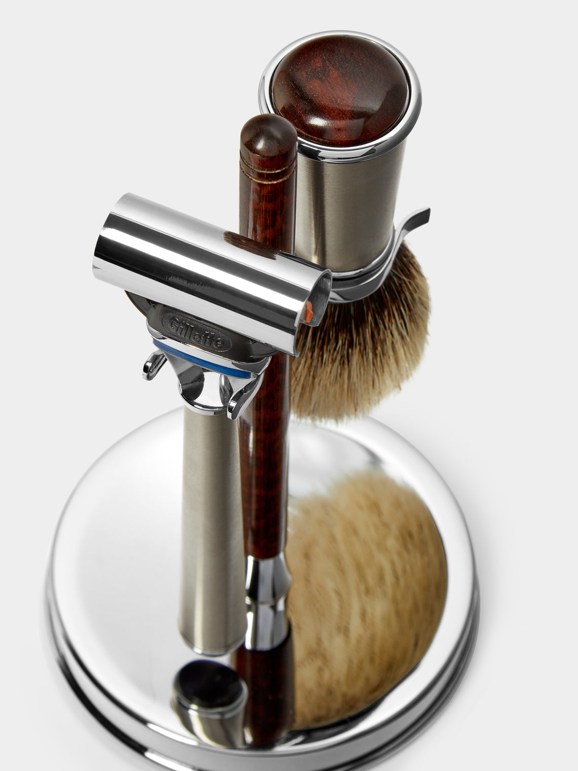 Lorenzi Milano - Steel Shaving Set -  - ABASK