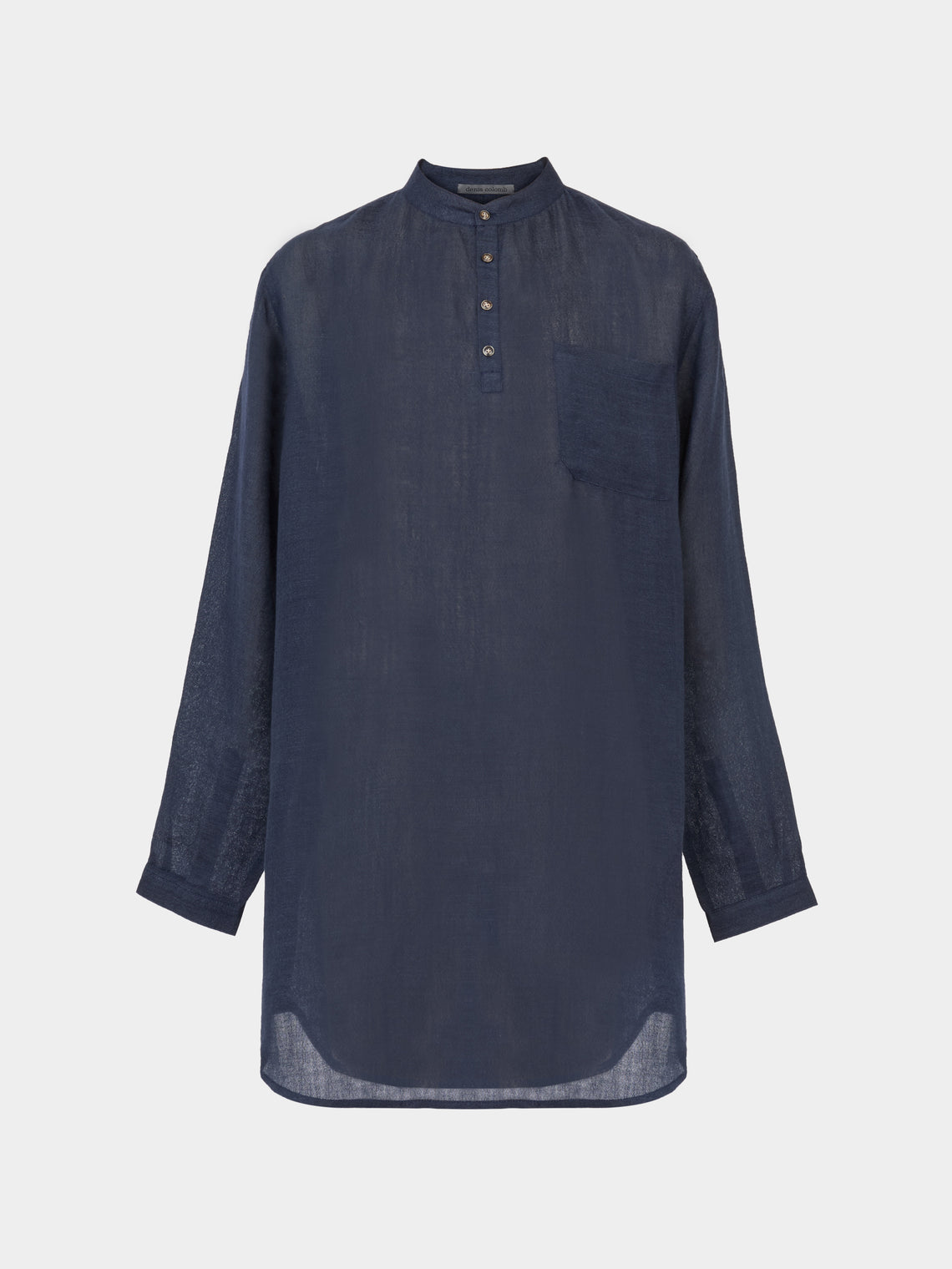 Denis Colomb - Juban Cashmere and Linen Long Kurta | Size: M -  - ABASK - 