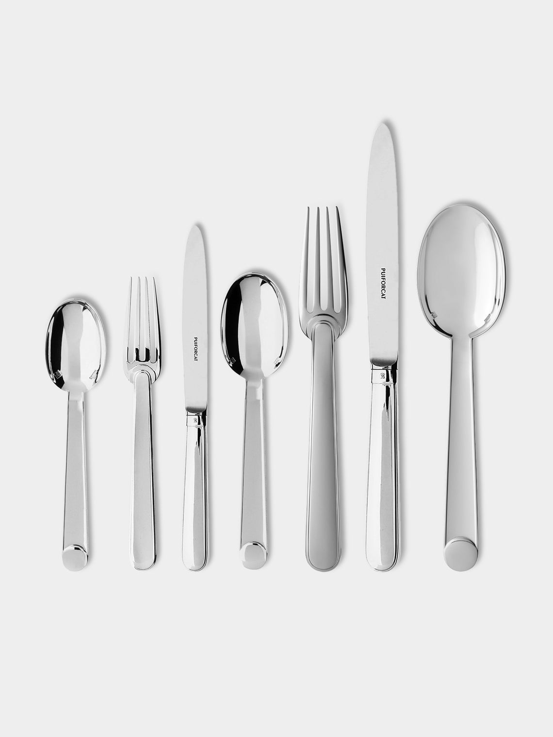 Puiforcat - Normandie Silver-Plated Cutlery (Set of 7) -  - ABASK - 