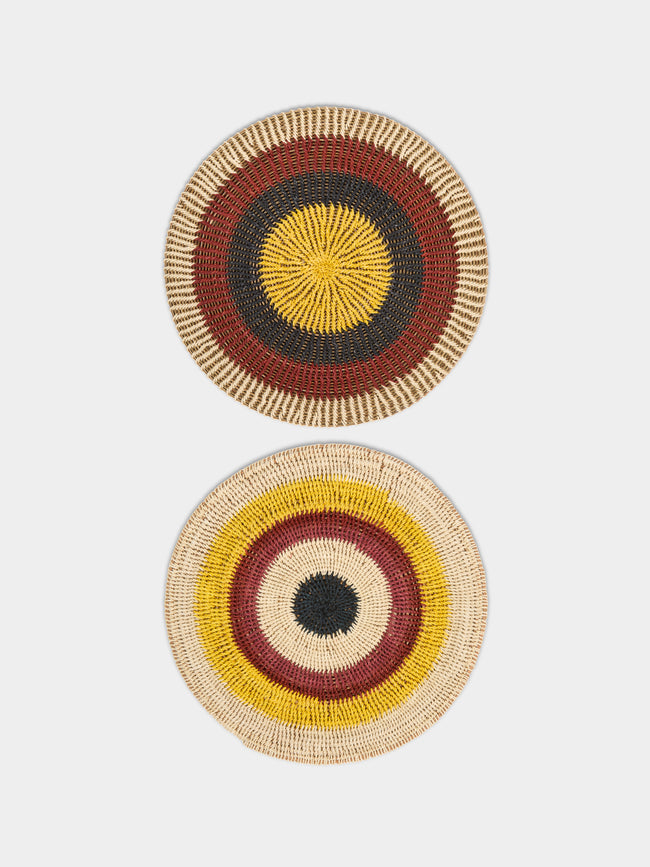 CasaLatina - Amazonia Handwoven Iraca Palm Placemats (Set of 4) -  - ABASK - 