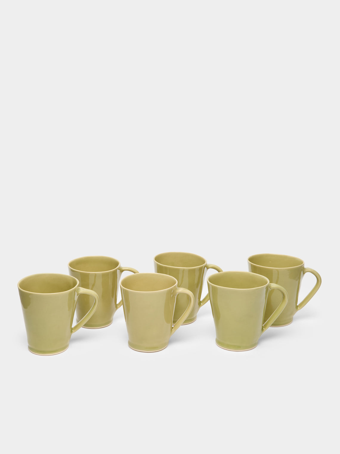 Mervyn Gers Ceramics - Flare Hand-Glazed Ceramic Extra Large Mugs (Set of 6) -  - ABASK