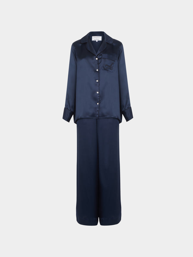 Thierry Colson - The Albertine Silk Pyjama Set | Size: L -  - ABASK - 