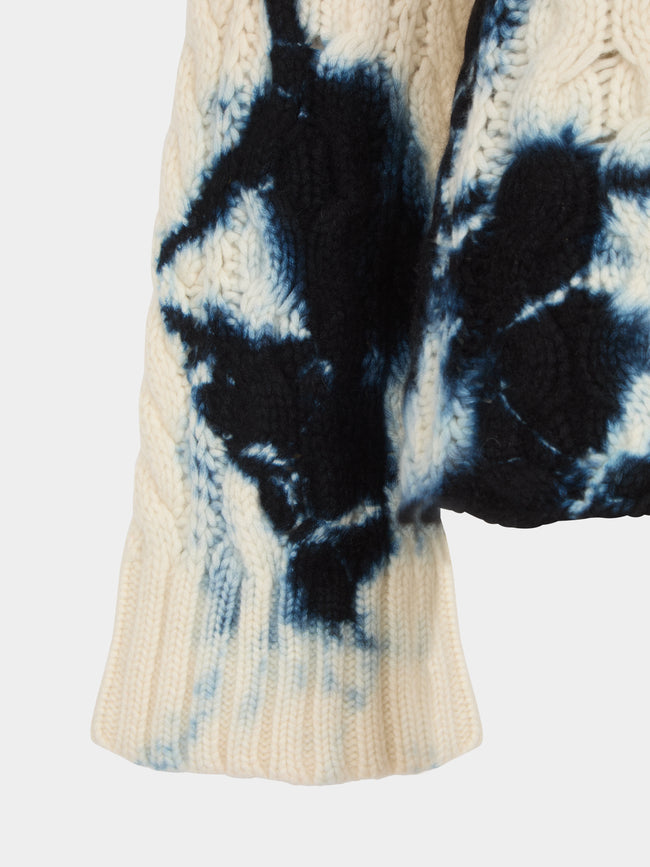 Suzusan - Shibori Chunky Cashmere Sweater  | Size: S -  - ABASK