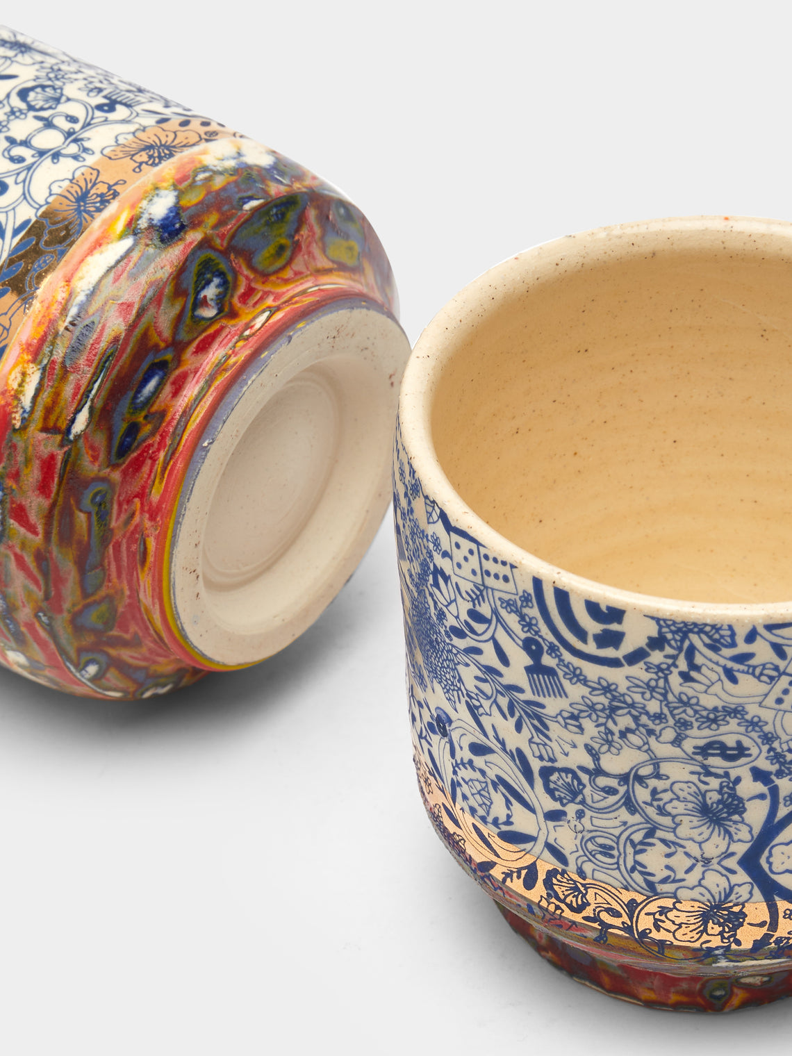 The Village Potter x Roberto Lugo - Edition 80 and 93 Ceramic Cups (Set of 2) -  - ABASK